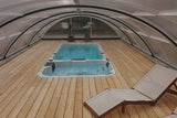 Aquatic 3 Deep Swimspa | Sterling White mit DUNKELGRAU